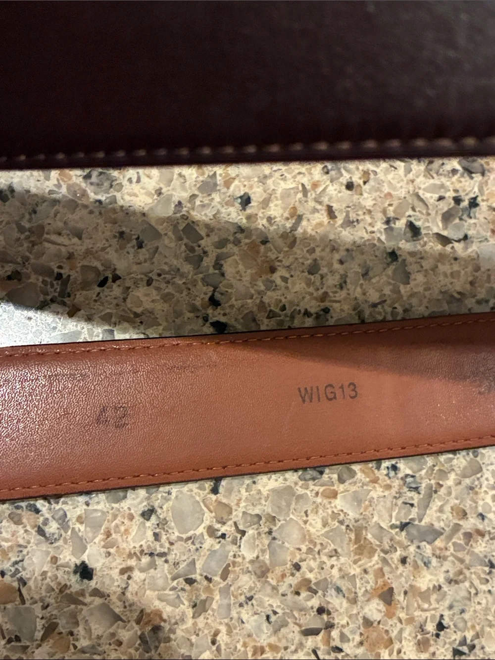 Vintage Brooks Brothers Dark Brown  Leather Belt and Silver Buckle. Italy made